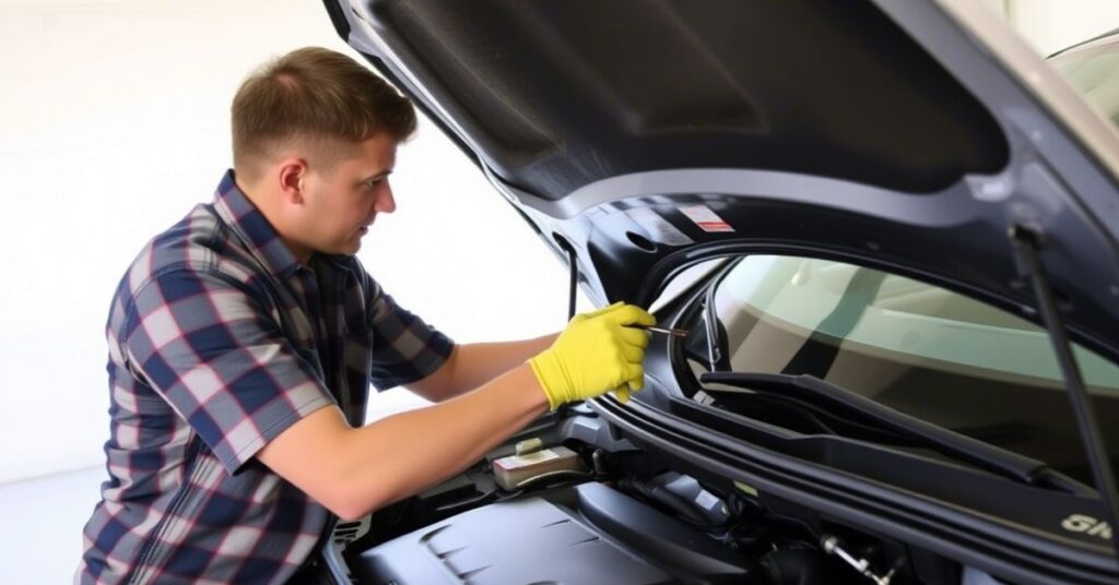 check car engine oil hot