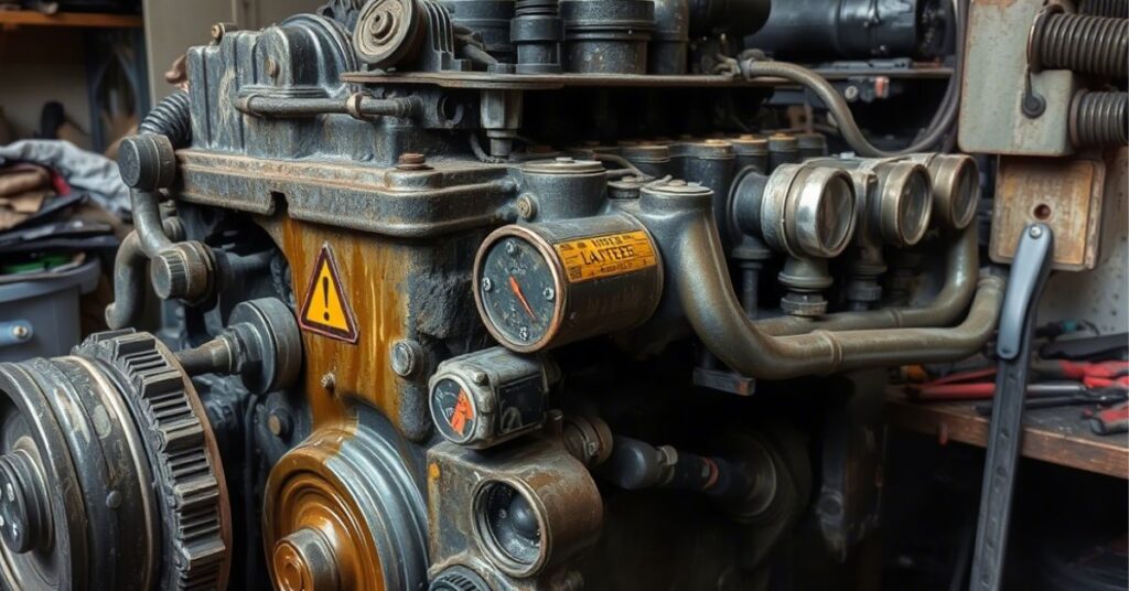 water in oil car engine