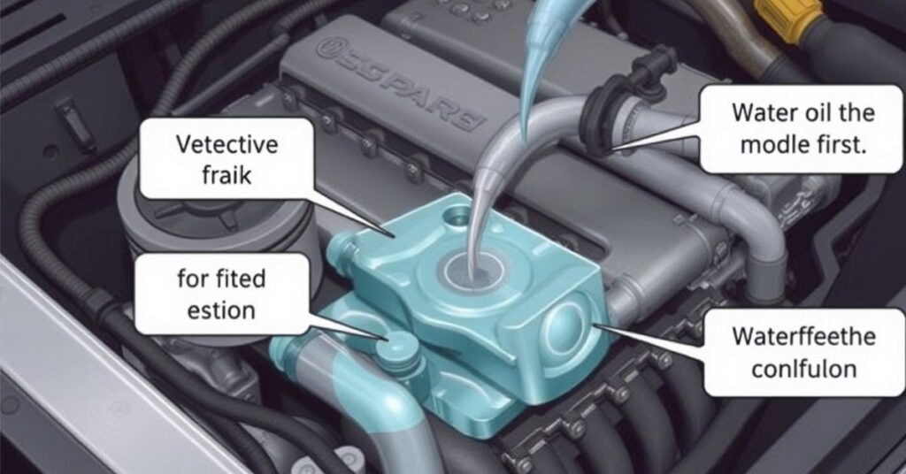 water in oil car engine