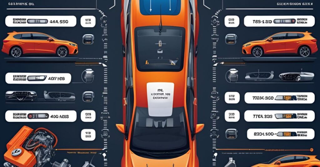 car engine oil capacity chart