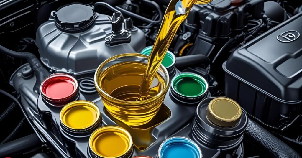 car engine oil color chart