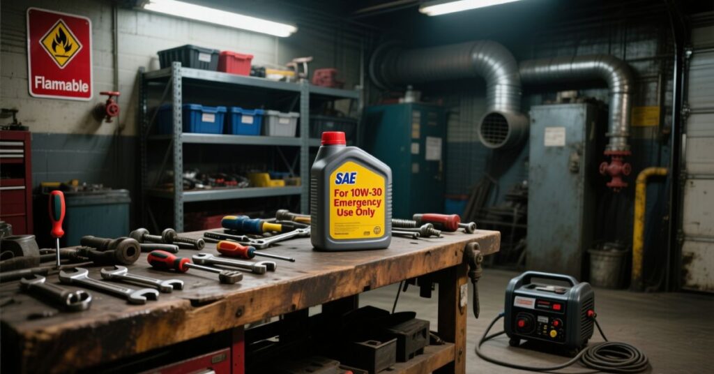 can i use car engine oil for generator