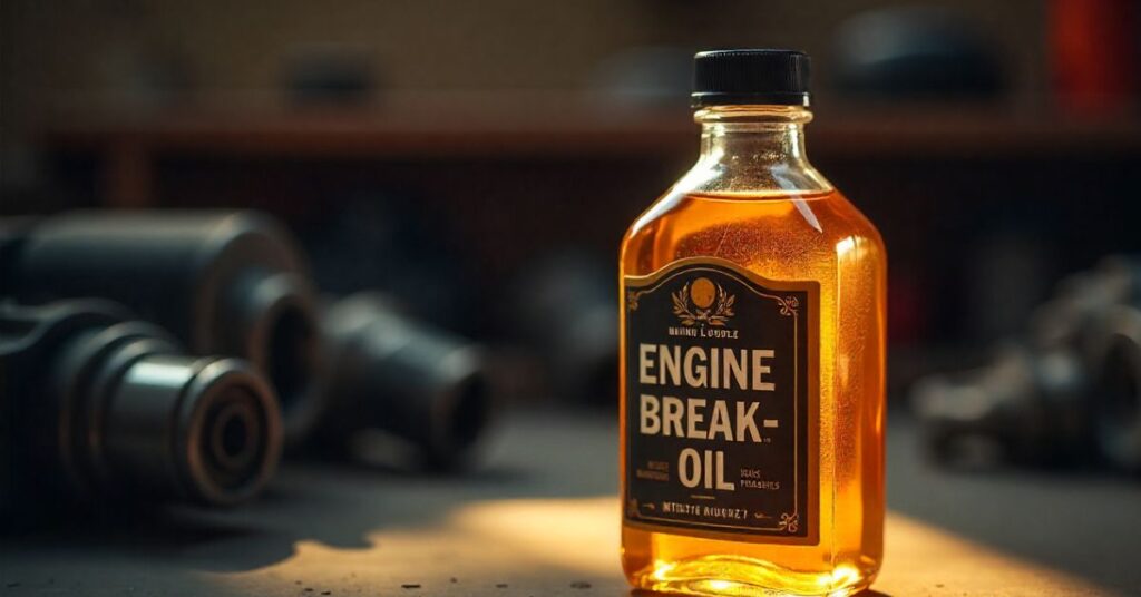 engine break in oil