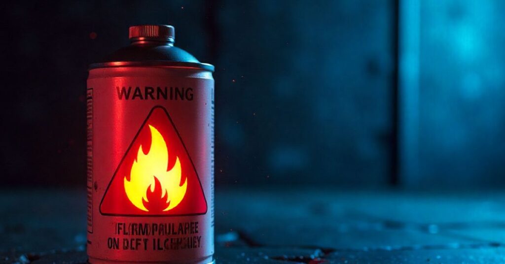 is motor oil flammable