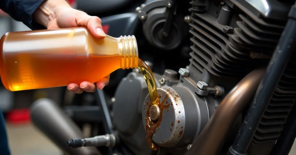 motorcycle oil vs car engine oil