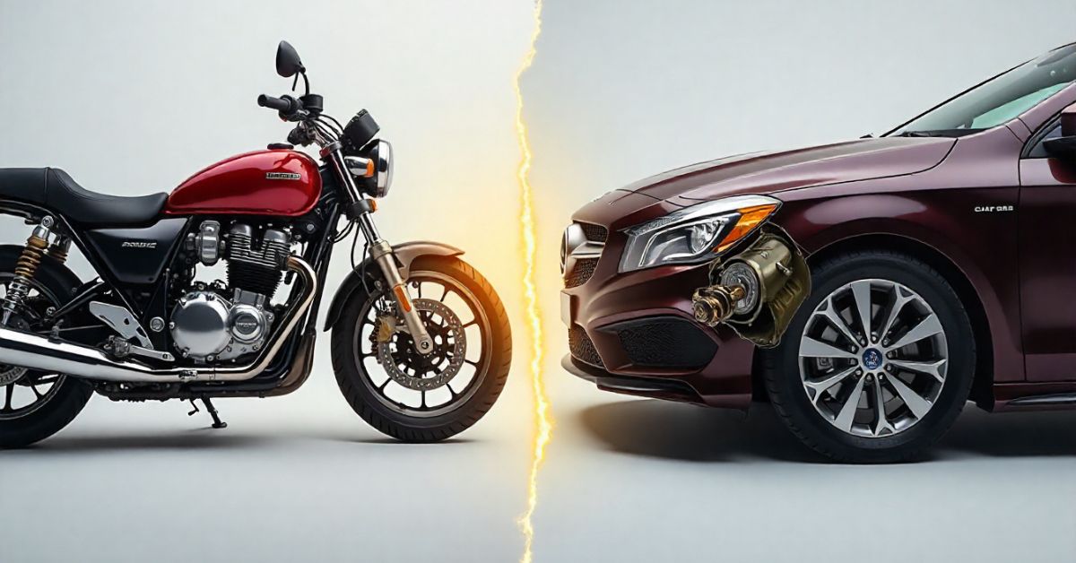 motorcycle engine oil vs car engine oil