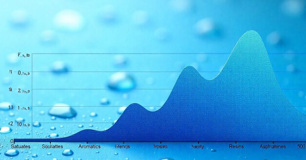 Sara analysis of re-refined engine oil bottoms