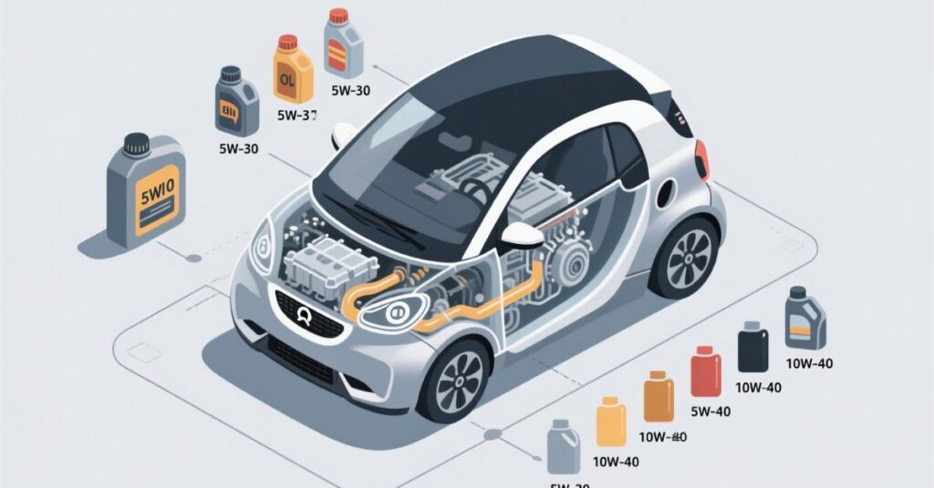 smart car engine oil type