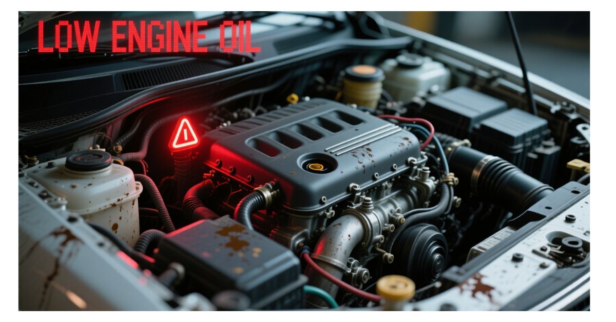 LOW ENGINE OIL CAR SHAKING