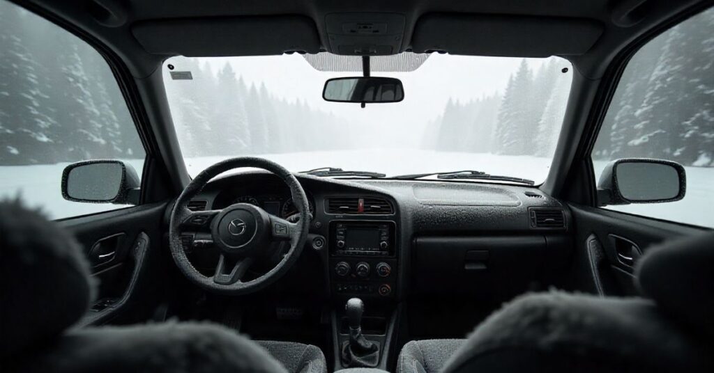 why does my windscreen freeze inside