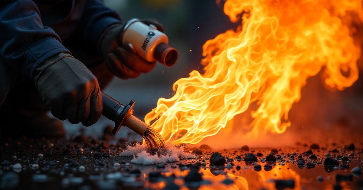 is engine oil flammable