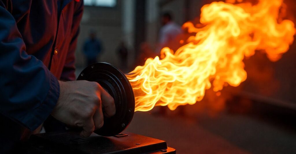 is engine oil flammable