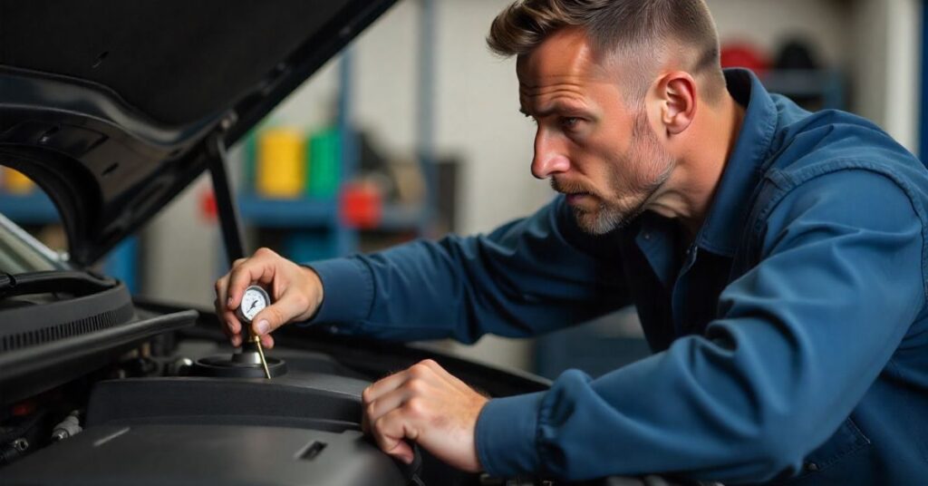 engine oil pressure low