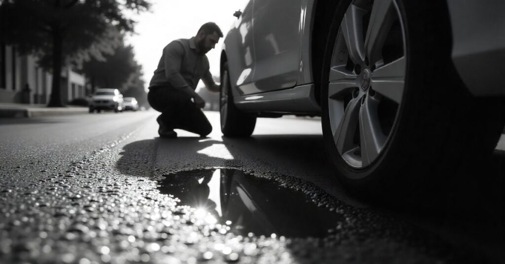 power steering fluid add engine spot signs leak