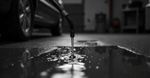 power steering fluid add engine spot signs leak