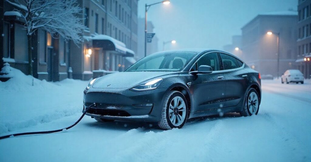 problem with electric cars in cold weather 
