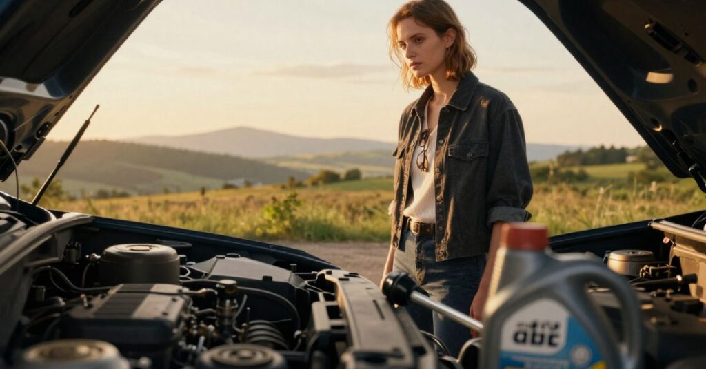 how long to let engine cool before adding oil